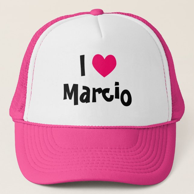 Casquette I Heart Marcio (Devant)