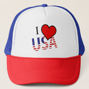 Casquette I Heart USA superposition thcn Trucker Hat