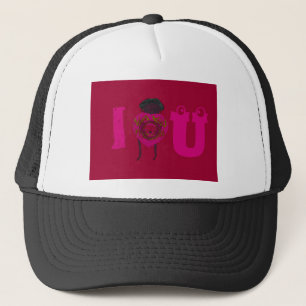 Casquette I Heart You Nakupenda Sana Heureuse Sainte-Valenti
