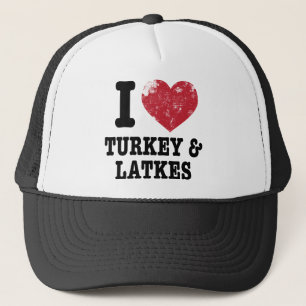 Casquette I Latkes de dindes de coeur