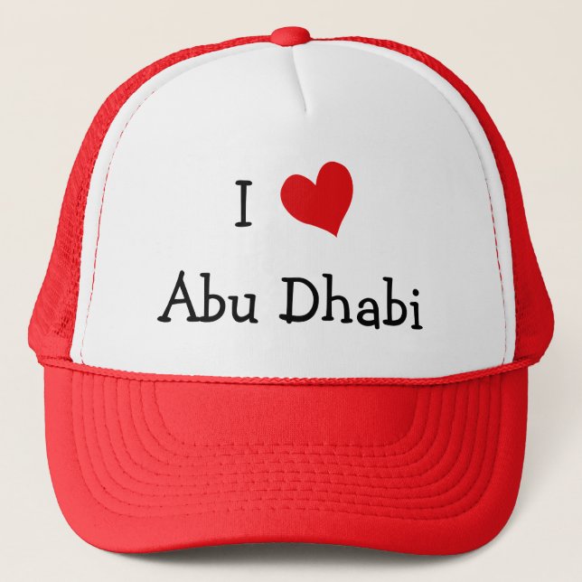 Casquette I Love Abu Dhabi (Devant)