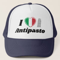 I Love Antipasto Italien Coeur Drapeau Trucker Cha