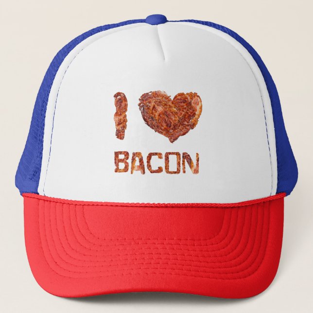 Casquette I Love Bacon (Devant)