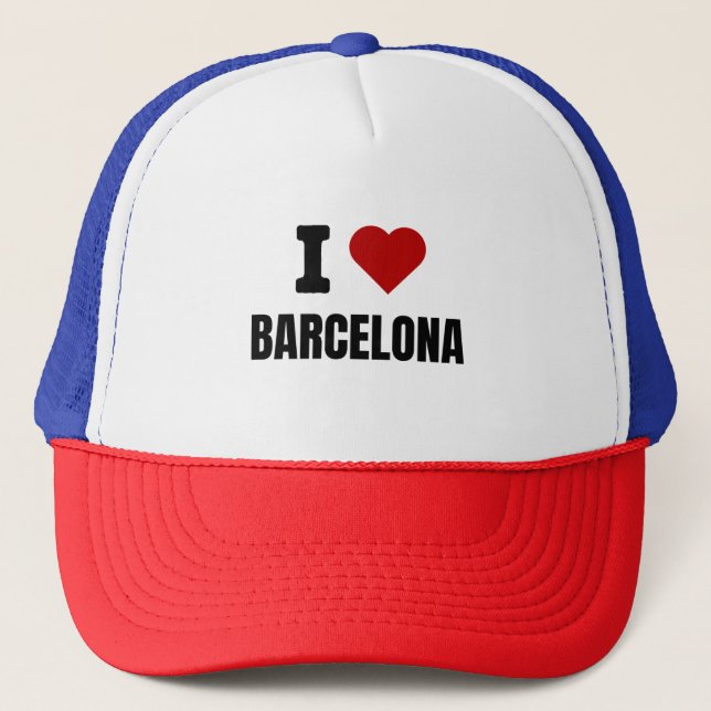 Casquette I love Barcelona - I heart Barcelona Spain (Devant)