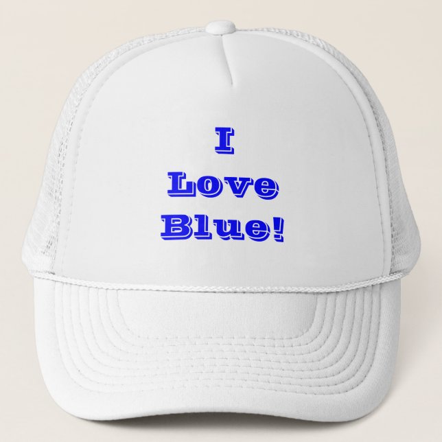 Casquette I Love Blue (Devant)