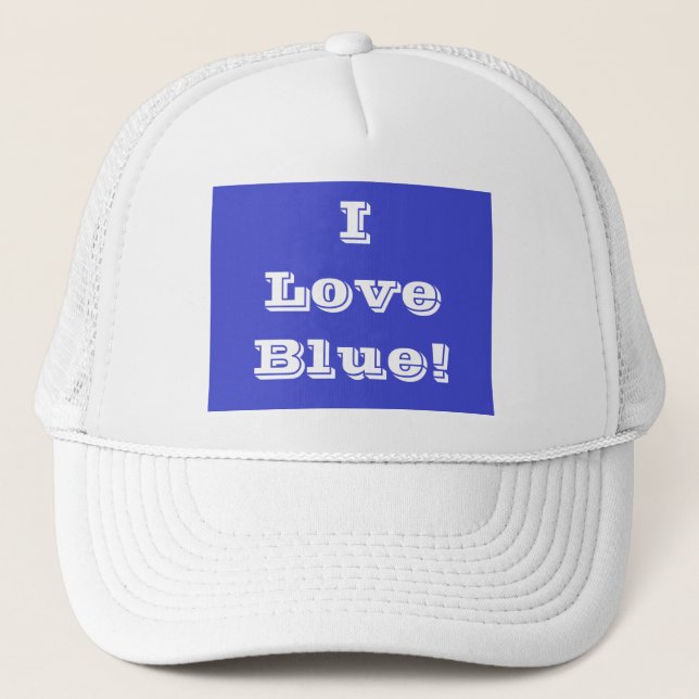 Casquette I Love Blue (Devant)