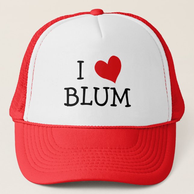 Casquette I Love Blum (Devant)