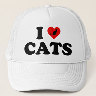 Casquette I Love (Coeur) Chats