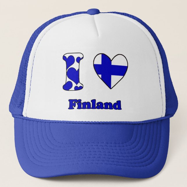 Casquette I love Finland (Devant)