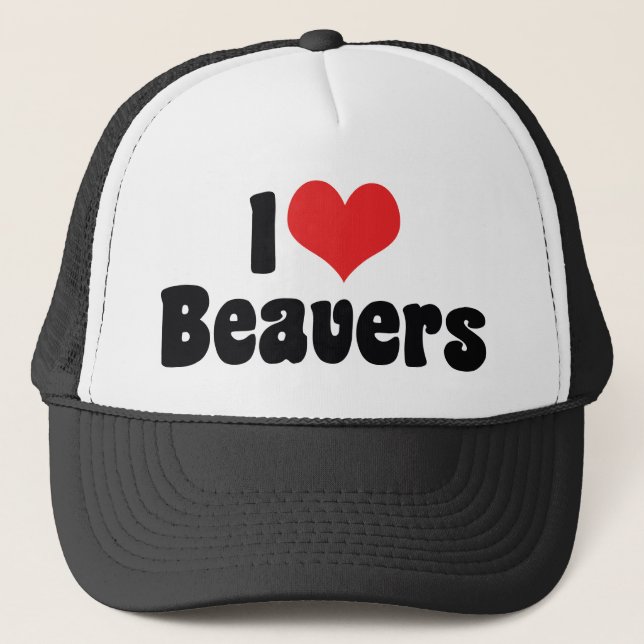 Casquette I Love Heart Beavers (Devant)