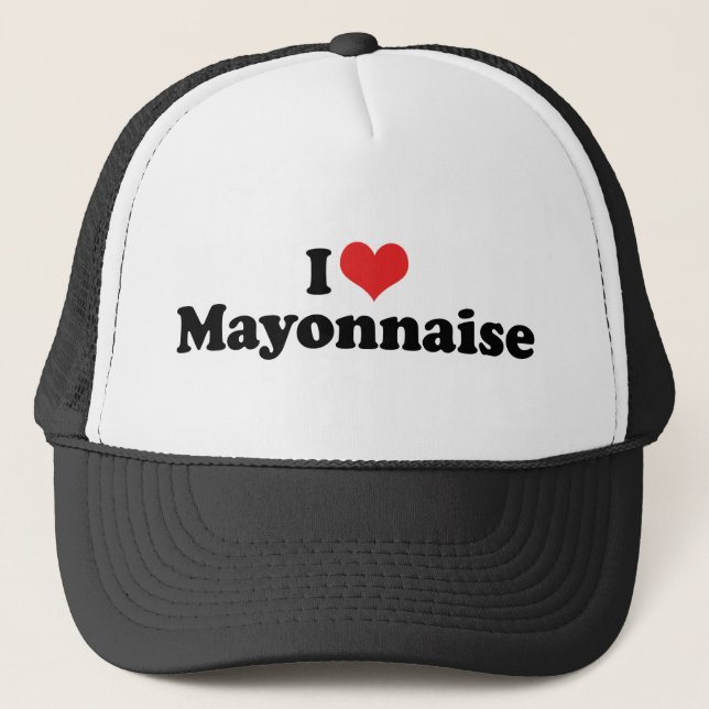 Casquette I Love Heart Mayo - Mayonnaise Lover (Devant)