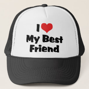 Casquette I Love Heart My Best Friend - BFF