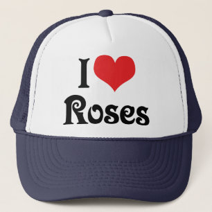 Casquette I Love Heart Roses - Flower Garden Lover