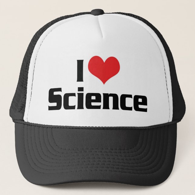 Casquette I Love Heart Science (Devant)