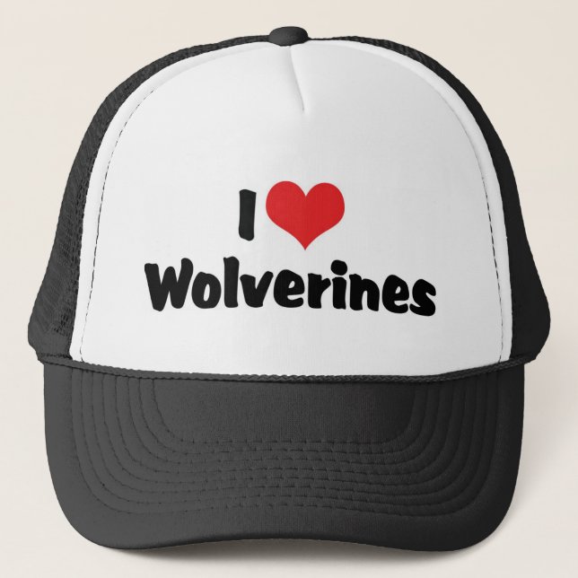 Casquette I Love Heart Wolverines (Devant)