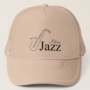 Casquette I love jazz
