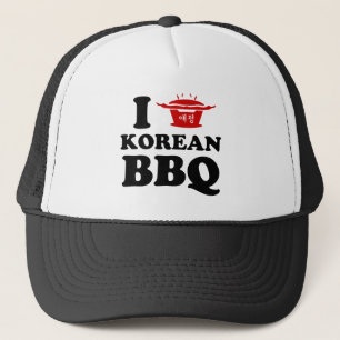 Casquette I Love Korean BBQ (고 기 구 이)