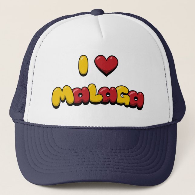 Casquette I Love Malaga (Devant)
