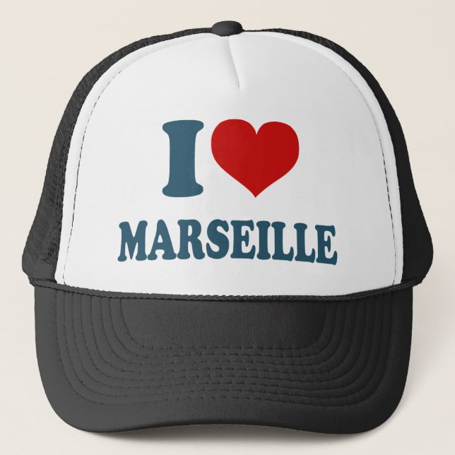 Casquette I Love Marseille (Devant)