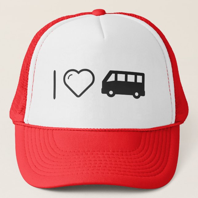 Casquette I Love Minibus (Devant)