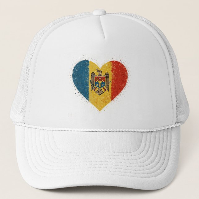 Casquette I love Moldova – Iubesc Moldova  (Devant)