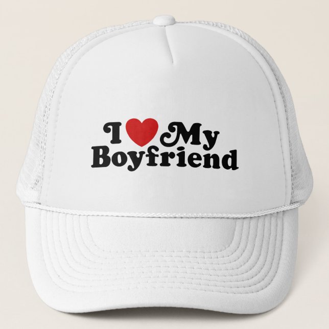 Casquette I Love My Boyfriend (Devant)