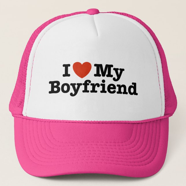 Casquette I Love My Boyfriend (Devant)