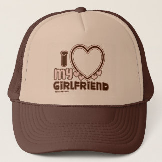 Casquette I Love My Girlfriend Custom Trucker Hat