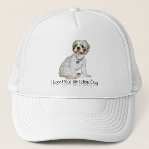 Casquette I Love My Little White Dog - Shih Tzu