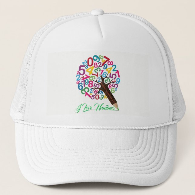 Casquette "I Love Numbers" (Devant)