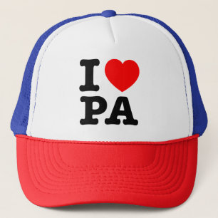 Casquette I LOVE PA Pennsylvania