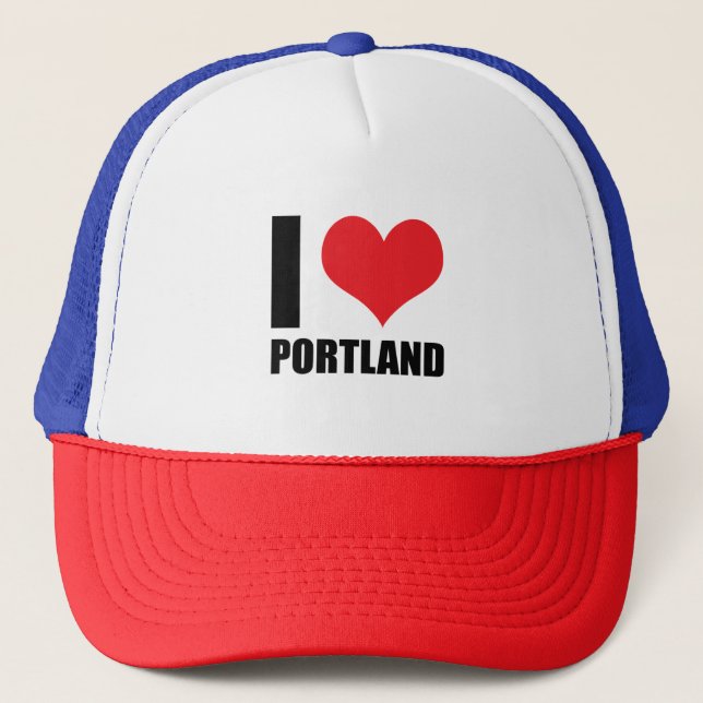 Casquette I love Portland (Devant)