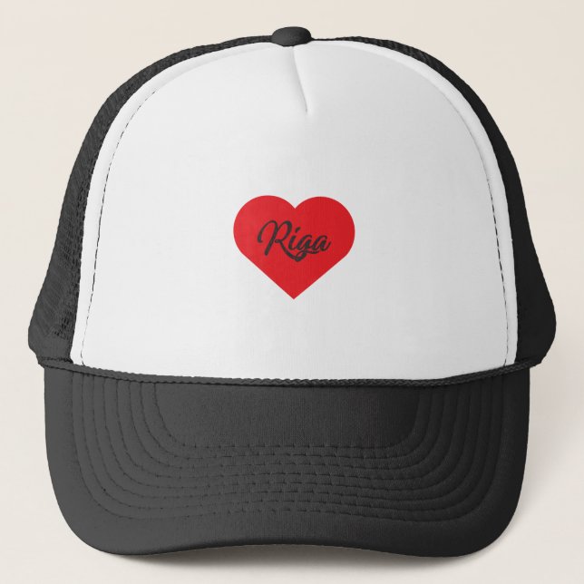 Casquette I Love Riga - Lettonie (Devant)
