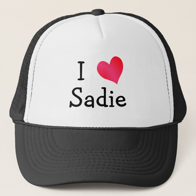Casquette I Love Sadie (Devant)