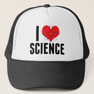 Casquette I Love Science Cool Scientifique Modèle Atom