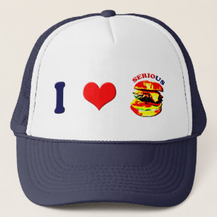 Casquette I Love Serious Burgers (horizontal)