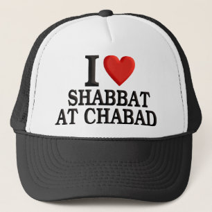 Casquette I love Shabbat at Chabad