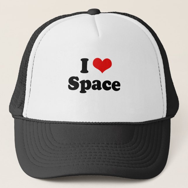Casquette I Love Space Tshirt (Devant)