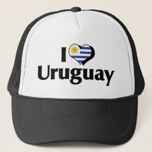 Casquette I Love Uruguay Flag