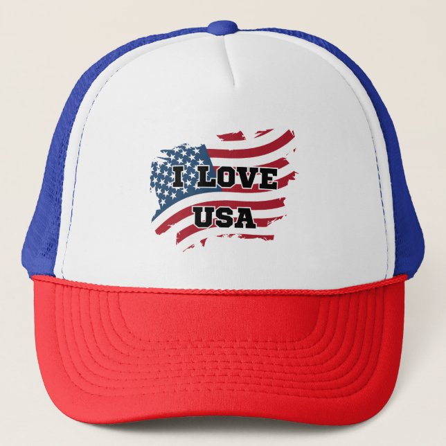 Casquette I Love USA (Devant)