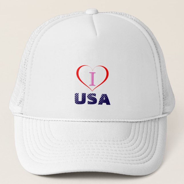 Casquette I Love USA (Devant)