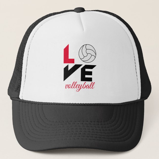 Casquette I Love volleyball (Devant)