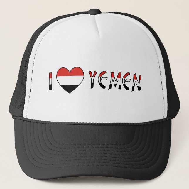 Casquette I Love Yemen (Devant)