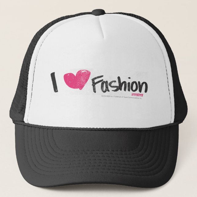 Casquette I magenta de mode de coeur (Devant)