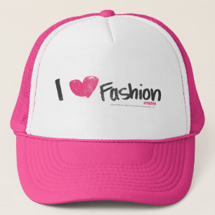 Casquette I magenta de mode de coeur
