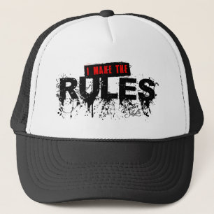 Casquette I make the rules citation slogan phrase