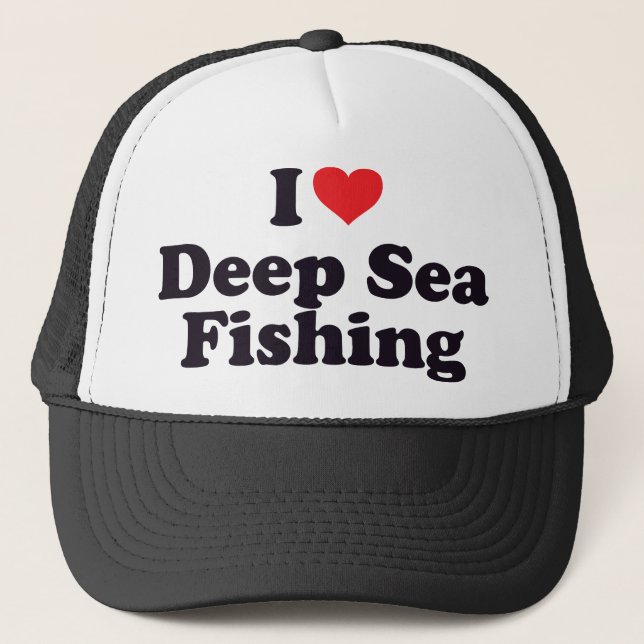 Casquette I pêche maritime profonde de coeur (Devant)