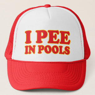 Casquette I pee in pools funny swimming summer vacation