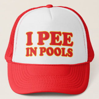 Casquette I pee in pools funny swimming summer vacation 