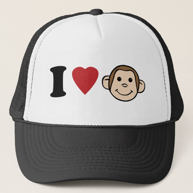 Casquette I singes de coeur (Devant)